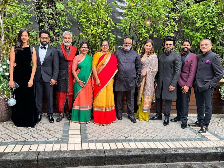 గోల్డెన్ గ్లోబ్ అవార్డ్స్ ఫంక్షన్ లో ‘RRR’ టీమ్ సందడి! Photo Credit: RRR Movie/Instagram