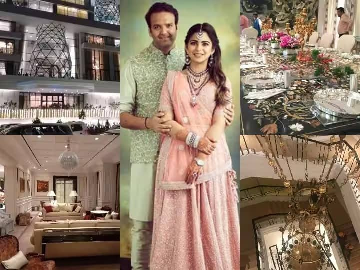 Isha Ambani House Gulita Inside Photos: देश के सबसे बड़े बिजनेसमैन मुकेश अंबानी (Mukesh Ambani) की इकलौती बेटी ईशा अंबानी (Isha Ambani) साल 2018 में आनंद पीरामल शादी के बाद एंटीलिया से विदा हो गईं थी.