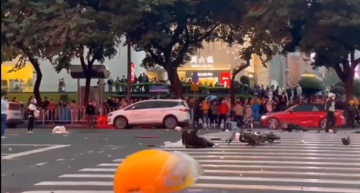 China Man Accused Of Killing Five People After Driving Into Crowd Arrested Guangzhou 5 Killed In China As Man Drives Into Crowd In Guangzhou, Arrested