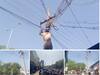 தூத்துக்குடியில் மின்கம்பங்களில் கட்டப்பட்ட கேபிள், இணையதள வயர்கள் அகற்றம்