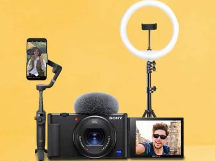 Amazon Deal On Vlogging Camera Best Brand Tripod Best LED Ring Light Kodak Sony Gopro Camera For Vlogging अमेजन पर चल रहा है शटरबग फेस्ट,पसंद का कैमरा और एक्सेसरीज खरीदें 60% तक के डिस्काउंट पर