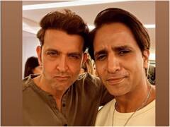 ऋतिक रोशन ने एक्स वाइफ  के बॉयफ्रेंड अर्सलान गोनी के साथ दिया पोज, फोटो शेयर कर एक्टर ने कही ये बात