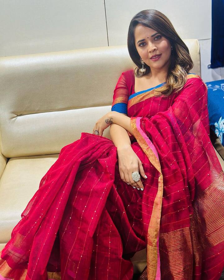అనసూయ అందమైన ఫోటోలు. Image Credit: Anasuya Bhardwaj/ Instagram