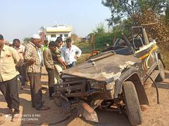 PHOTO: औरंगाबादेत अंगावर शहारे आणणारा अपघात