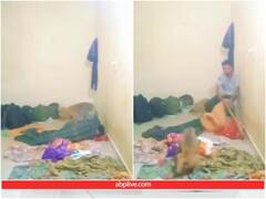 कमरे में सो रहे शख्स पर बंदर ने अचानक कर दिया हमला, हंसने पर मजबूर कर देगा वीडियो