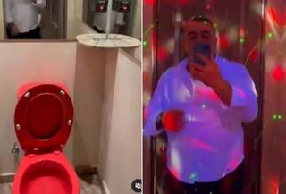 Viral Video: ਸ਼ਖਸ ਨੇ ਟਾਇਲਟ 'ਚ ਹੀ ਕੀਤਾ ਡੀਜੇ ਲਾਈਟਾਂ ਦਾ ਇੰਤਜ਼ਾਮ, ਹੈਰਾਨ ਰਹਿ ਗਏ ਯੂਜ਼ਰਸ