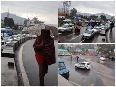 J&K Weather Update: Traffic Suspended On Jammu-Srinagar National Highway, Vehicles Stranded