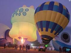 பொள்ளாச்சியில் சர்வதேச பலூன் திருவிழா துவக்கம் ; சுற்றுலா பயணிகள் ஆர்வம்