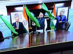 Kolhapur Airport : कोल्हापूर बंगळूर विमानसेवा सुरु; कोल्हापूरला देशातील प्रत्येक शहराला जोडण्याची ज्योतिरादित्य शिंदे यांची ग्वाही