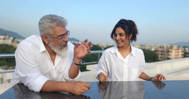 అజీత్ కుమార్, మంజు వారియర్‌ నటించిన ‘తెగింపు’ మూవీ ఇటీవలే థియేటర్లలో రిలీజ్ అయ్యింది.  - Image Credit: Manju Warrier/Instagram