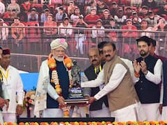 PM Modi At National Youth Festival In Hubballi. See Pics