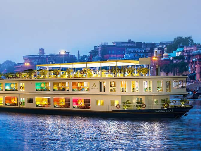 PM Modi Today Launch MV Ganga Vilas Five Star Hotel Like Facilities In  River Cruise Fifty One Day Travel | MV Ganga Vilas: 51 दिनों का सफर, फाइव  स्टार होटल जैसी सुविधाओं