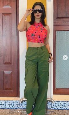 Sunny Leone: ਸੰਨੀ ਲਿਓਨ ਨੇ ਪਹਿਨੀ ਗੁਲਾਬੀ ਅਤੇ ਹਰੇ ਰੰਗ ਦੀ ਅਜਿਹੀ ਡਰੈੱਸ, ਪ੍ਰਸ਼ੰਸਕਾਂ ਨੇ ਕਿਹਾ- 'ਕਸਮ ਨਾਲ ਤਰਬੂਜ ਲਗ ਰਹੀ ਹੋ'