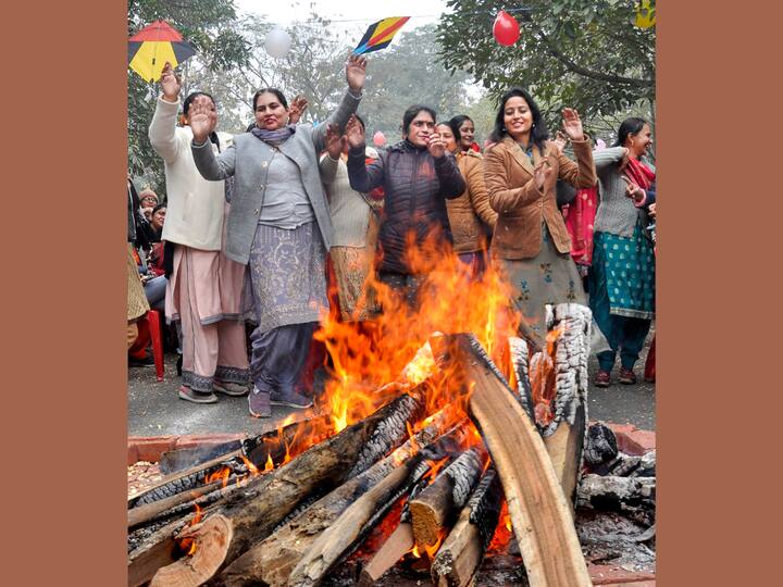 In Punjab, lively Lohri celebrations are held today at a number of institutions as it is the first festival of 2023. (Image Source: PTI)