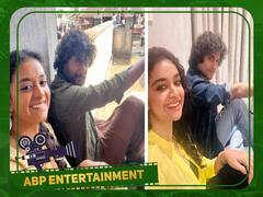 Keerthi Suresh - Nani BTS Look : ரோஜாவின் தலையில் கனகாம்பரம்... BTS புகைப்படத்தை பகிர்ந்த கீர்த்தி சுரேஷ்... தசரா ஸ்பெஷல் கிளிக்  