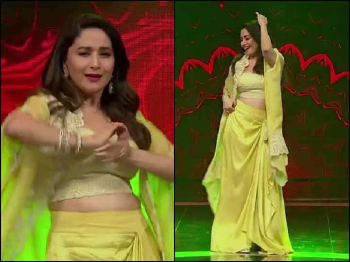 Indian Idol 13 Madhuri Dixit danced on Khal Nayak Song Choli Ke Peeche Kya Hai Watch Video ‘चोली के पीछे क्या है’ पर Madhuri Dixit ने किया धमाकेदार डांस, अदाएं देख 30 साल पुरानी ‘धक-धक गर्ल’ की आ जाएगी याद