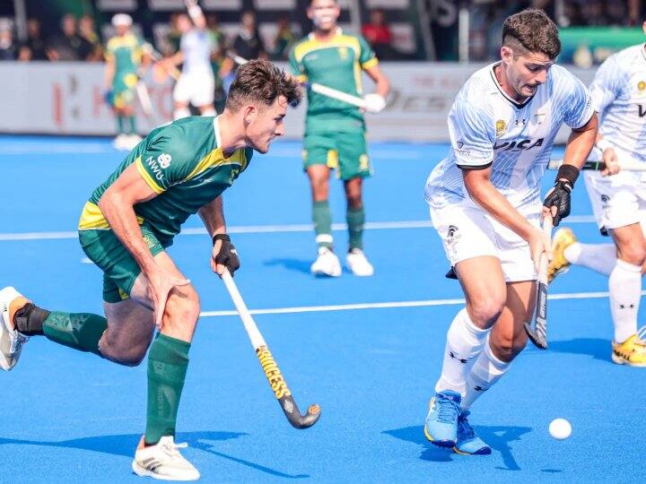 Hockey World Cup 2023 Argentina wins against South africa by 1-0 Maico Casella Hockey World Cup 2023: अर्जेंटीना ने पहले मैच में दक्षिण अफ्रीका को 1-0 से हराया, कैसेला माइको ने किया गोल