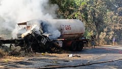 Kolhapur Crime : कोल्हापूर-रत्नागिरी मार्गावर गॅस टँकरने घेतला पेट; अपघातात टँकर चालक गंभीर जखमी