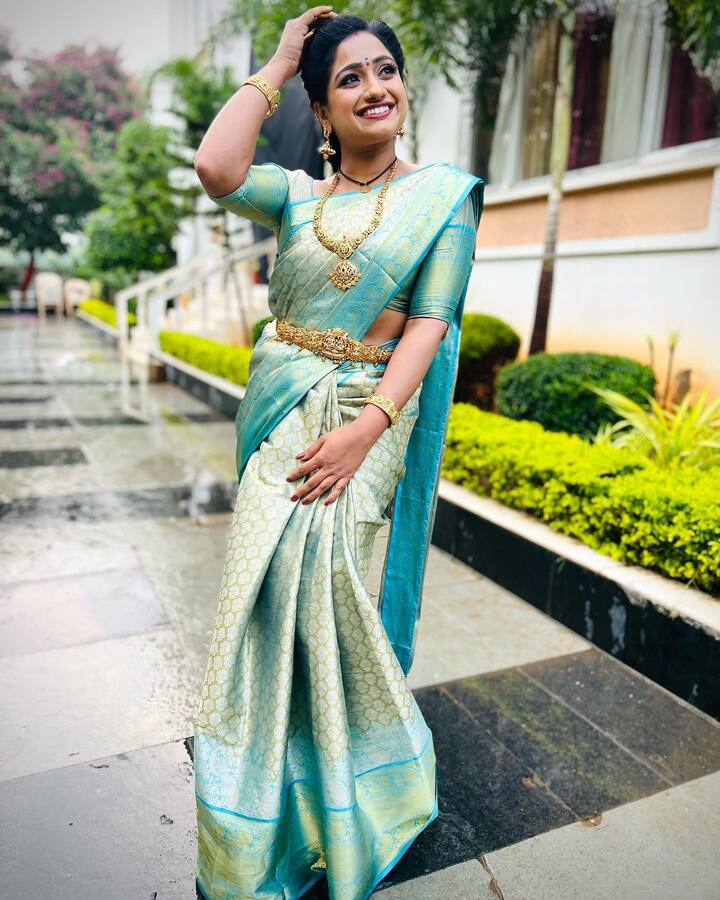 'త్రినయని' ఆషిక గోపాల్ పదుకొనె (Image Credit: Aashika Gopal Padukone Actress/Instagram)