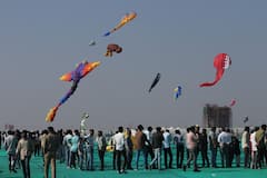 International Kite Festival: તસવીરોમાં જુઓ ધોલેરામાં ઉજવાયેલા આંતરરાષ્ટ્રીય પતંગ મહોત્સવની ઝલક