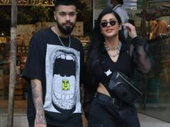 Shruti Haasan Photos: बॉयफ्रेंड के साथ हाथ में हाथ थामे मुंबई में स्पॉट हुईं श्रुति हासन, ऑल ब्लैक लुक में लूटी महफिल