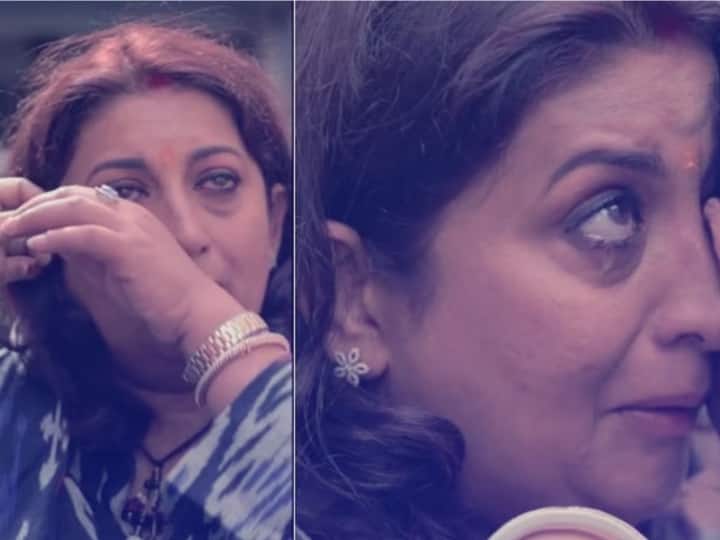 Smriti Irani badly cry as she visited her old house after 35 years Smriti Irani throwback emotional video जब 35 साल बाद पुराने घर पहुंची स्मृति ईरानी फूट-फूटकर रोने लगीं, वायरल हो गया था इनसाइड वीडियो