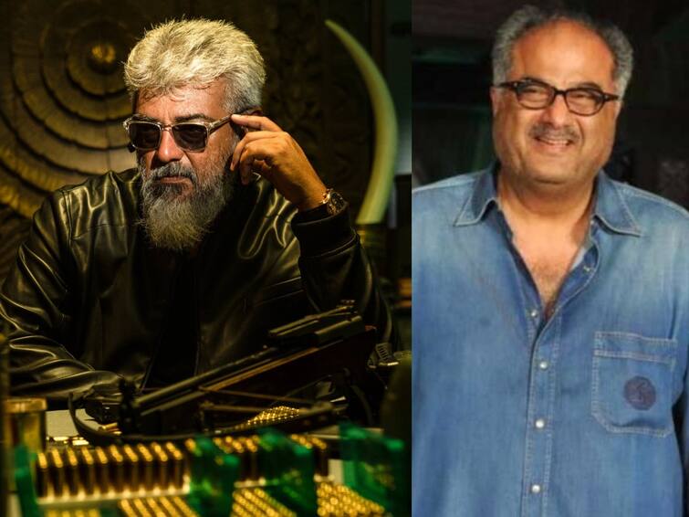 Boney Kapoor says the title Thunivu fits Ajith completely Boney Kapoor on Ajith: இப்படி ஒரு ஓப்பனிங்.... துணிவுக்கு மட்டுமில்ல.. அவருக்கும் பொருந்தும்...  அதிரடிகாட்டிய போனி கபூர்