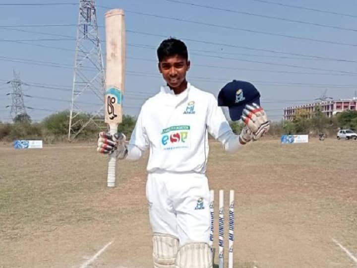 Yash Chawde creates record with 508 runs Knock in a 40 over inter school Cricket in Nagpur 40 ओवर के मैच में 13 साल के इस बल्लेबाज़ ने बनाए 508 रन, सचिन-कोहली, गावस्कर-धोनी कोई नहीं कर सका ऐसा