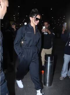 Deepika Padukone Photos : ਬਲੈਕ ਆਊਟਫਿਟ 'ਚ ਦਿਲਕਸ਼ ਹੈ ਦੀਪਿਕਾ ਪਾਦੁਕੋਣ ਦਾ ਏਅਰਪੋਰਟ ਲੁੱਕ