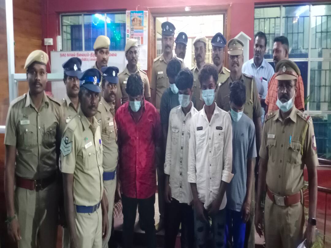 Crime: தையல் கடைக்காரர் கொலை வழக்கில் தலைமறைவாக இருந்த கூலிப்படையினர் 5 பேர் கைது 5 mercenaries who were absconding in the tailor murder case were arrested TNN Crime: தையல் கடைக்காரர் கொலை வழக்கில் தலைமறைவாக இருந்த கூலிப்படையினர் 5 பேர் கைது