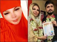 शादी के बाद हिजाब पहने दिखीं राखी सावंत, सोशल मीडिया पर वायरल हो रहा वीडियो