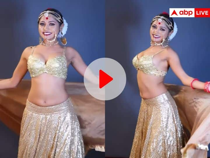 Shweta Sharma Video bhojpuri actress danced on umar tor satare satare bhojpuri viral song video Shweta Sharma Video: 'कमरिया पतरे पतरे' पर एक्ट्रेस श्वेता शर्मा ने इंटरनेट पर मचाया तहलका, फैंस बोले- फायर है