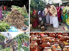 தமிழர்கள் கொண்டாடும் தைத்திருநாள்...புதுவையில் களைகட்டிய பொங்கல் விழா...!