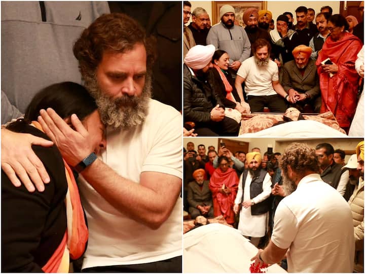 Congress MP Santokh Singh Chaudhary died on Saturday after suffering a cardiac arrest during the Bharat Jodo Yatra in Ludhiana. Rahul Gandhi visited his bereaved family at their Jalandhar residence.
