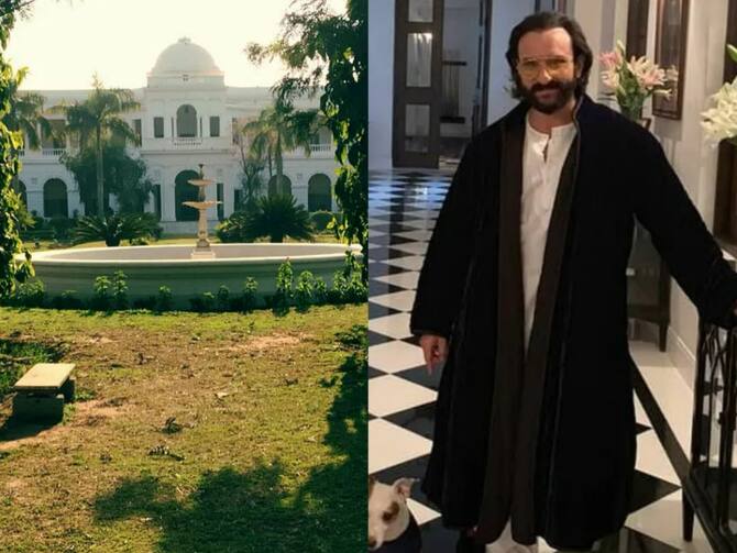 Saif Ali Khan Kareena Kapoor Khan Royal Pataudi Palace Inside Photos See  Here | Saif Ali Khan Palace Pics: मुंबई ही नहीं पटौदी में भी है सैफ अली खान  का रॉयल पैलेस,