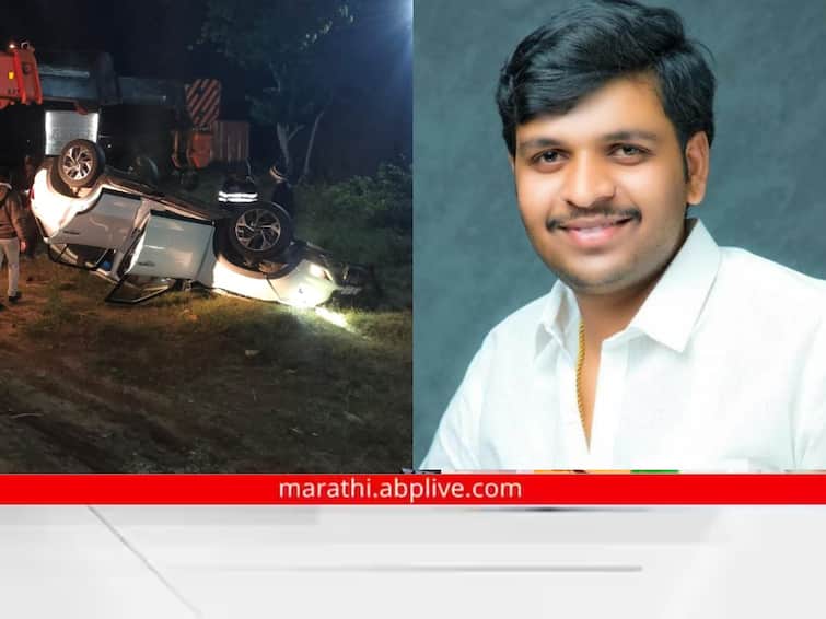 bjp leader mohan jagtap nephew died in road accident at gevrai beed in maharashtra Vishwajit Jagtap Accident :  भाजप नेते मोहन जगताप यांचा पुतण्या विश्वजीतचा अपघाती मृत्यू,  गाडीचं नियंत्रण सुटल्यानं  आयशरला दिली धडक