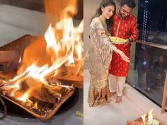 Hansika Motwani ने ससुराल में धूमधाम से सेलिब्रेट की पहली लोहड़ी, सामने आईं सेलिब्रेशन की खूबसूरत तस्वीरें