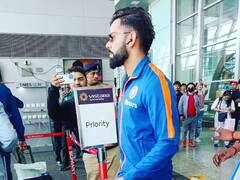 In Pics : तिसऱ्या वन-डेसाठी तिरुवनंतपुरमला पोहोचला भारतीय संघ, पद्मनाभस्वामी मंदिरात जाऊन घेतलं दर्शन