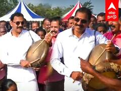 DGP Sylendra Babu Parai : ”போடுடா வெடிய..அடிடா பறைய..!” பறையடித்து VIBE ஏத்திய டிஜிபி..