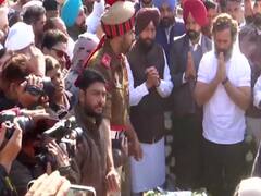 जालंधर में राहुल गांधी ने दी संतोख सिंह को श्रद्धांजलि, कल हार्ट अटैक से हुआ था सांसद का निधन