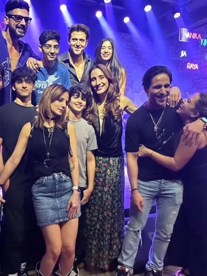 इन तस्वीरों में सुजैन खान भी अपने बॉयफ्रेंड अर्सलान गोनी के साथ नजर आईं.