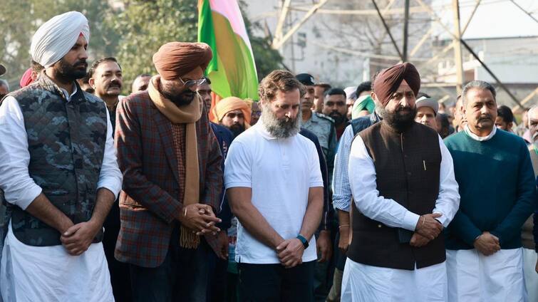 Sidhu Moosewalas father Sardar Balkaur Singh Sidhu joined Rahul Gandhi in Bharat Jodo Yatra today know details Bharat Jodo Yatra: ਸਿੱਧੂ ਮੂਸੇਵਾਲਾ ਦੇ ਪਿਤਾ ਬਲਕੌਰ ਸਿੰਘ ਭਾਰਤ ਜੋੜੋ ਯਾਤਰਾ 'ਚ ਹੋਏ ਸ਼ਾਮਲ