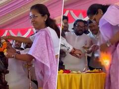 Watch Video: திடீரென புடவையில் பிடித்த தீ: எப்படி இருக்கிறார் சுப்ரியா சுலே?