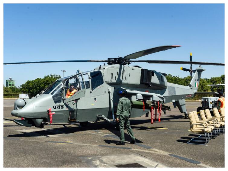 India-Made Prachand Light Combat Helicopter Demonstrates Air Drills In Rajasthan's Jodhpur. Watch WATCH: India's Light Combat Helicopter Prachand Shows Off Combat Skills In Rajasthan Drills