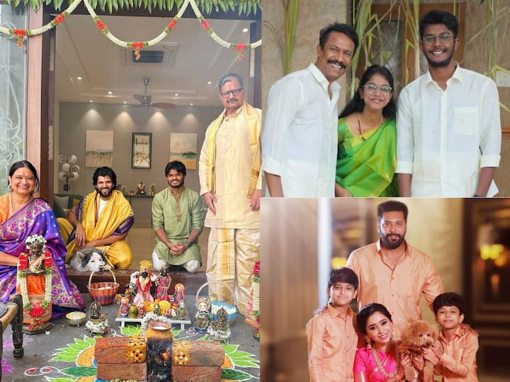 Celebrities Pongal Celebration: தைத்திருநாளை முன்னிட்டு பிரபலங்கள் பலர் அவர்களது பொங்கல் செலப்ரேஷனை இன்ஸ்டா பக்கத்தில் பதிவிட்டுள்ளனர்.