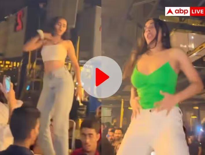 Watch chandigarh girls dance video viral on new year eve in a pub chandigarh night life Video Video: ਚੰਡੀਗੜ੍ਹ ਦੀਆਂ ਦੋ ਕੁੜੀਆਂ ਦਾ ਪੰਜਾਬੀ ਗੀਤ ‘ਤੇ ਨਚਦੀਆਂ ਦੀ ਵੀਡੀਓ ਵਾਇਰਲ- ਯੂਜਰਸ ਨੇ ਕੀਤੇ ਮਜ਼ੇਦਾਰ ਕੁਮੈਂਟ