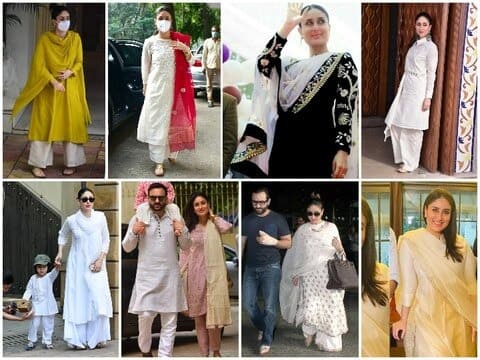 Kareena Kapoor Suit Collection: बॉलीवुड अभिनेत्री करीना कपूर खान फैशन के मामले में ट्रेंड सेटर हैं. करीना कपूर के सिंपल सूट लुक भी बेहद सुर्खियों में रहते हैं.