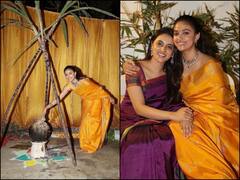 पोंगल 2023 पर यलो सिल्क साड़ी पहने बेहद खूबसूरत दिखीं कीर्ति सुरेश, फैंस के साथ शेयर की फैमिली फोटोज