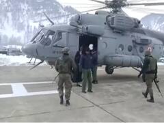 WATCH: Indian Army Airlifts Pregnant Woman Amid Heavy Snowfall In J&K's Srinagar