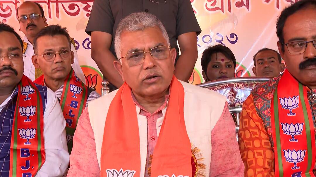 Dilip Ghosh: 'গন্ডগোল করতে এলে খালে ফেলুন, পুলিশকেও চুবিয়ে ছাড়বেন', ফের বেলাগাম দিলীপ Dilip Ghosh Comments before panchayat vote says attack on police if they try to create problem Dilip Ghosh: 'গন্ডগোল করতে এলে খালে ফেলুন, পুলিশকেও চুবিয়ে ছাড়বেন', ফের বেলাগাম দিলীপ